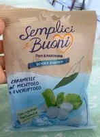 Mängden socker i Semplici e Buoni caramelle al mentolo e eucaliptolo