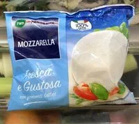 Mängden socker i Mozzarella