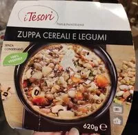 Mängden socker i Zuppa cereali e legumi