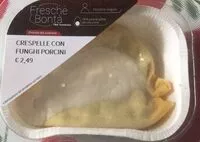 Mängden socker i Crespelle con funghi porcini