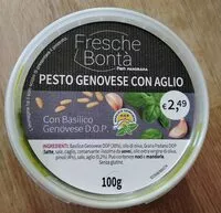 Mängden socker i Pesto genovese con aglio
