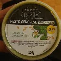 Mängden socker i Pesto Genovese senza Aglio