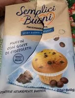 Mängden socker i Muffin con gocce di cioccolato