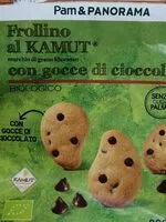 Mängden socker i Frollino al kamut con gocce di cioccolato, biologico