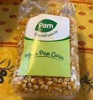 Mängden socker i Mais pop corn