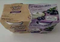 Mängden socker i Yogurt magro val mirtillo nero