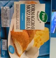 Mängden socker i Crepes formaggio e mozzarella