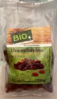 Mängden socker i Uva sultanina biologica