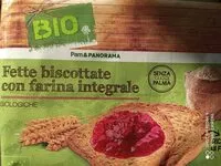 Mängden socker i Fette biscottate con farina integrale