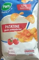 Mängden socker i Patatine gusto pomodorini