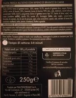 Mängden socker i Raviolini al brasato