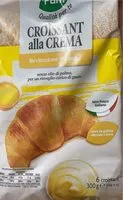 Mängden socker i Croissant com farcitura di crem