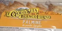 Mängden socker i Palmine di pasta sfoglia