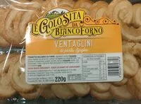 Mängden socker i Ventaglini di pasta sfoglia