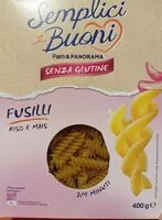 Mängden socker i Fusilli riso e mais