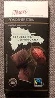Mängden socker i Fondente extra 70% Monoirigne Repubblica Dominicana