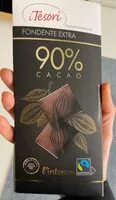 Mängden socker i Cioccolato fondente extra cacao 90%