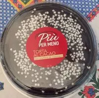 Mängden socker i Torta al cacao con stelline di zucchero