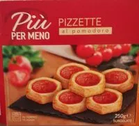 Mängden socker i Pizzette al pomodoro