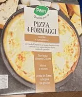 Mängden socker i PIZZA 4 FORMAGGI
