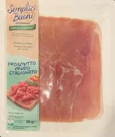 Mängden socker i Prosciutto crudo stagionato semplici e buoni