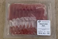 Mängden socker i Prosciutto crudo