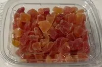 Mängden socker i Papaya disidratata zuccherata