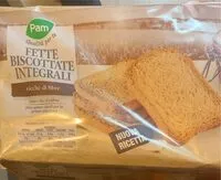 Mängden socker i Fette biscottate integrali