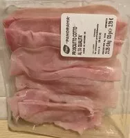Mängden socker i Prosciutto cotto alta qualitá