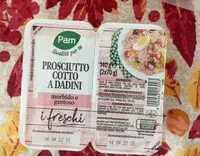 Mängden socker i Prosciutto cotto a dadini