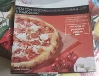 Mängden socker i Pizza con mozzarella di bufala campana DOP e pomodorini