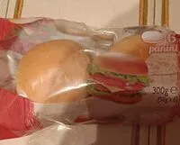 Mängden socker i Panini per hamburger