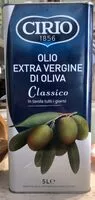 Mängden socker i Cirio olio extra vergine di oliva