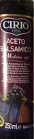Mängden socker i aceto balsamico
