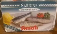 Mängden socker i Sardine all'olio di oliva