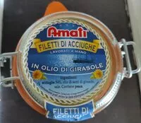 Mängden socker i Filetti di acciughe