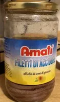 Mängden socker i Filetti di acciughe