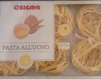 Mängden socker i Pasta all’uovo