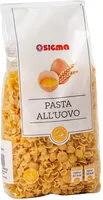 Mängden socker i Pasta all’uovo