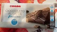 Mängden socker i cioccolato al latte
