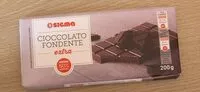 Mängden socker i Cioccolato fondente extra 60%