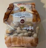 Mängden socker i Arachidi giant