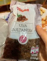 Mängden socker i Uva sultanina