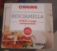 Mängden socker i Besciamella