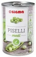 Mängden socker i Piselli