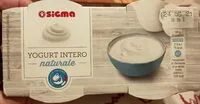 Mängden socker i Yogurt intero naturale