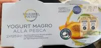 Mängden socker i Yougurt magro alla pesca