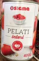 Mängden socker i Pelati interi