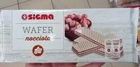 Mängden socker i Wafers sigma nocciola
