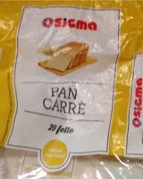 Mängden socker i Pan carré